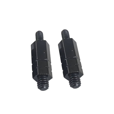 # 4-40 Double Ended Threaded Hex Bracket per il collegamento del telaio Cold Forged M3 10mm Electrophoresis Black Hex Stud