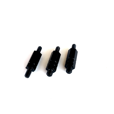 # 4-40 Double Ended Threaded Hex Bracket per il collegamento del telaio Cold Forged M3 10mm Electrophoresis Black Hex Stud