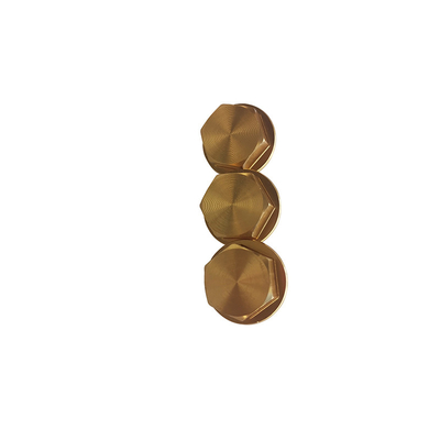 Ribattini di alluminio dell'oro di elettroforesi per i fermi decorativi del chiodo del hub del veicolo per il veicolo modificato