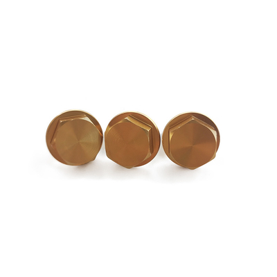Ribattini di alluminio dell'oro di elettroforesi per i fermi decorativi del chiodo del hub del veicolo per il veicolo modificato