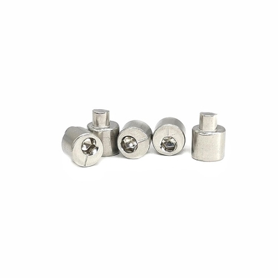 Non standard Hexagonal Eccentric Nail 304 Stainless Steel Solid Flat Round Head Step Rivet Fastener Connector