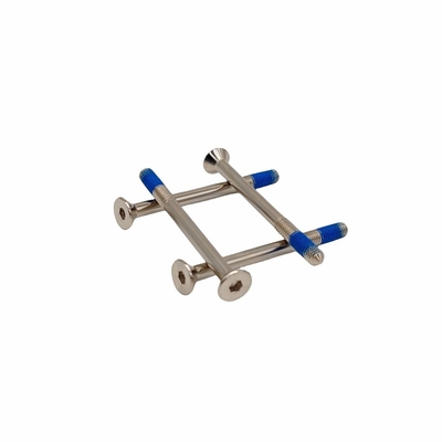 Personalizzazione di viti adesive esagonali in acciaio inossidabile 316L con bulloni adesivi blu
