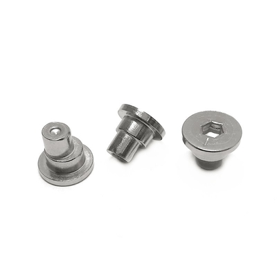Non standard Hexagonal Eccentric Nail 304 Stainless Steel Solid Flat Round Head Step Rivet Fastener Connector