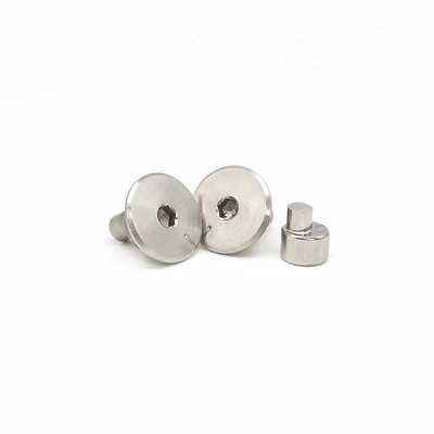 Non standard Hexagonal Eccentric Nail 304 Stainless Steel Solid Flat Round Head Step Rivet Fastener Connector