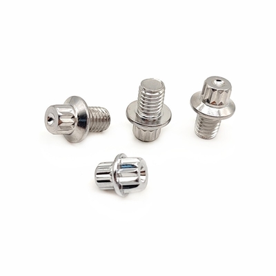 Cromo Placcato Decorativo In acciaio inossidabile viti di sicurezza di alluminio legata pedal chiodo