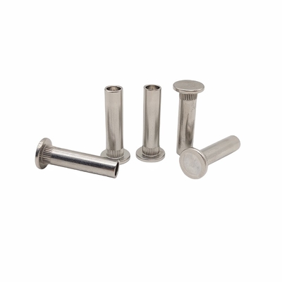 Rivetto a denti a fiori in acciaio inossidabile a testa piatta non standard con specifiche diverse.