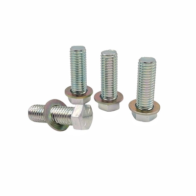 Protezione ambientale all'ingrosso Zinc nero Bolt esterno esagonale colore zinco a filo intero viti a testa esagonale