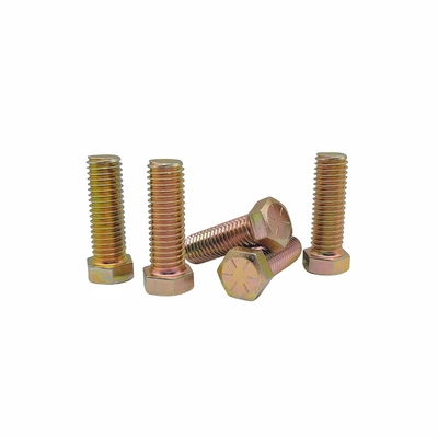 Fabbrica all'ingrosso Protezione ambientale Colore zinco esagonale bullone elettroforesi nero esagonale full dent screw.