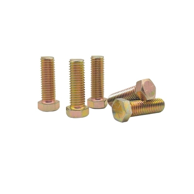 M10*30 Protezione ambientale Colore zinco esterno esagonale bullone elettroforesi nero esagonale vite a denti completi