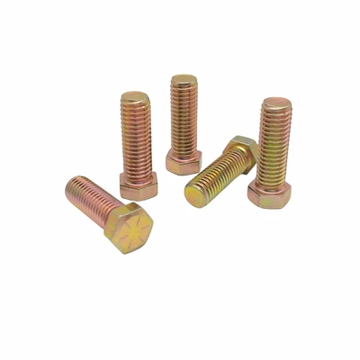 M10*30 Protezione ambientale Colore zinco esterno esagonale bullone elettroforesi nero esagonale vite a denti completi