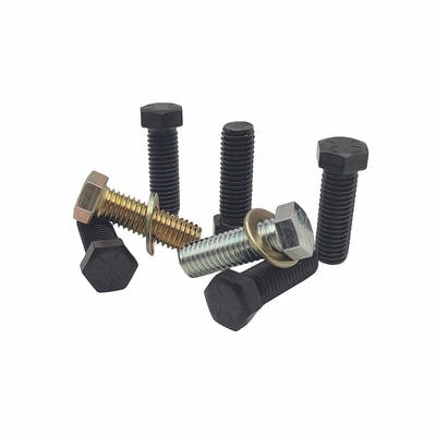 Fabbrica all'ingrosso Protezione ambientale Colore zinco esagonale bullone elettroforesi nero esagonale full dent screw.