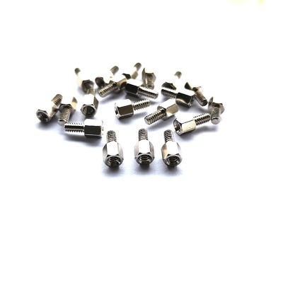 10.8mm Hex lucidato #4-40 Testa di acciaio Standoff vite di acciaio inossidabile Esagonale single Standoff vite