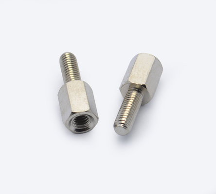 10.8mm Hex lucidato #4-40 Testa di acciaio Standoff vite di acciaio inossidabile Esagonale single Standoff vite