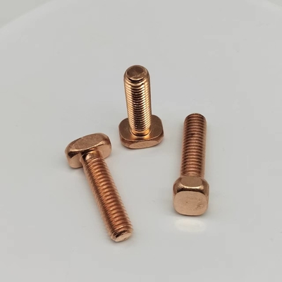 Testa quadrata Red Copper Screws Meccaniche a denti Screws per carrelli da golf
