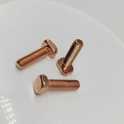 Testa quadrata Red Copper Screws Meccaniche a denti Screws per carrelli da golf