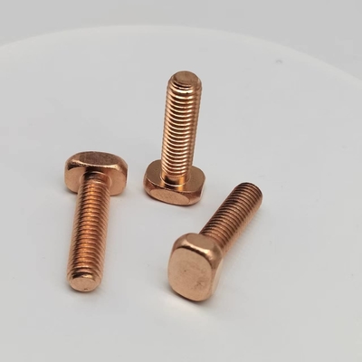 Testa quadrata Red Copper Screws Meccaniche a denti Screws per carrelli da golf