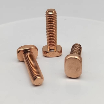 Testa quadrata Red Copper Screws Meccaniche a denti Screws per carrelli da golf