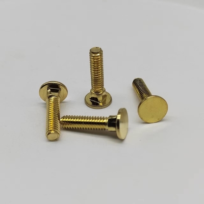 Vetture di testa per collo quadrato in rame #8-32 Vetture a denti fini per apparecchiature elettroniche