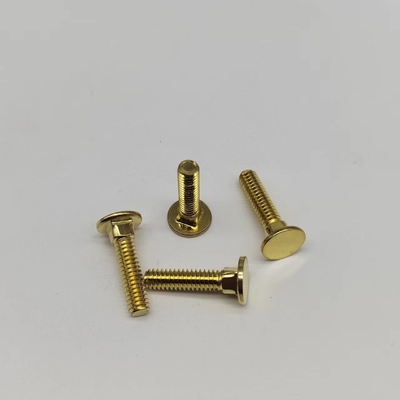 Vetture di testa per collo quadrato in rame #8-32 Vetture a denti fini per apparecchiature elettroniche