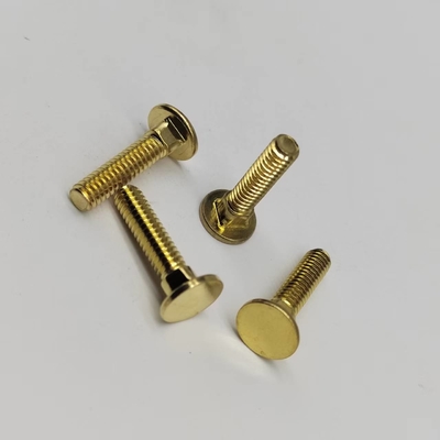 Vetture di testa per collo quadrato in rame #8-32 Vetture a denti fini per apparecchiature elettroniche