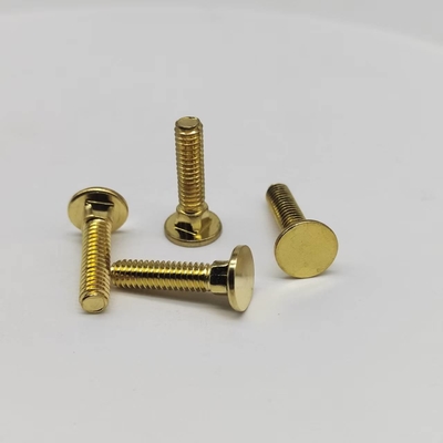 Vetture di testa per collo quadrato in rame #8-32 Vetture a denti fini per apparecchiature elettroniche