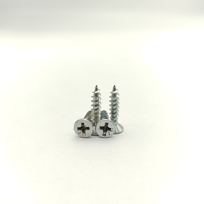 Viti autofilettanti a testa piatta Phillips in acciaio inossidabile M3-M8