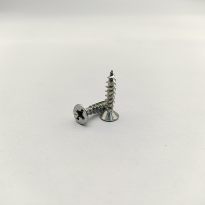 Viti autofilettanti a testa piatta Phillips in acciaio inossidabile M3-M8