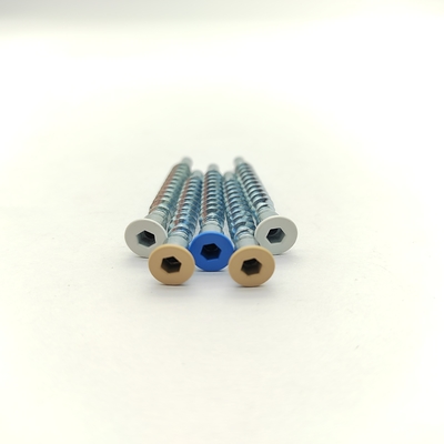 304 SS Furniture Screws Hex Drive Countersunk Self-Tapping Outdoor & Humidity Resistant