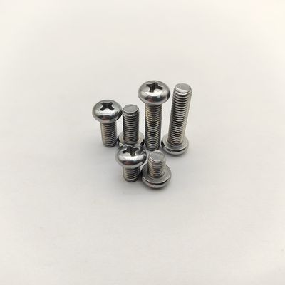 Viti a macchina con testa cilindrica bombata Phillips in acciaio inossidabile 304 A2-70 DIN 7985