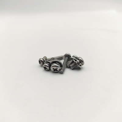 Viti a testa bombata Phillips con rondella Grower zincate M4-M12