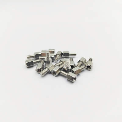 Distanziale esagonale M3 in acciaio inossidabile A4-80, maschio-femmina, 11mm, elettrolucidato