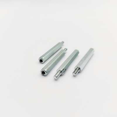 Distanziale esagonale in acciaio inossidabile A4-80 M3-M8, lunghezza 31mm, zincatura blu