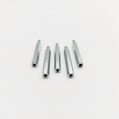 Distanziale esagonale in acciaio inossidabile A4-80 M3-M8, lunghezza 31mm, zincatura blu