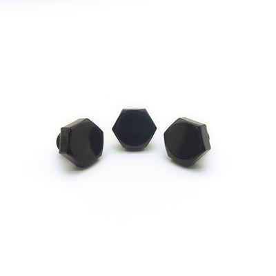 Bullone esagonale M8x1,25mm in acciaio inossidabile 12,3mm Elettrozincato nero