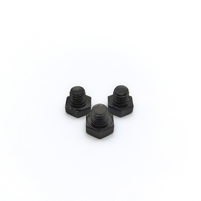 Bullone esagonale M8x1,25mm in acciaio inossidabile 12,3mm Elettrozincato nero