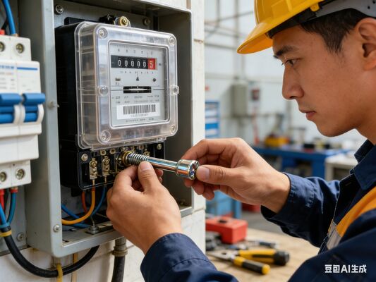 Installazione del contatore elettrico zinco rivestito personalizzare può personalizzare come il vostro disegno e progettazione contatore elettrico viti pesante