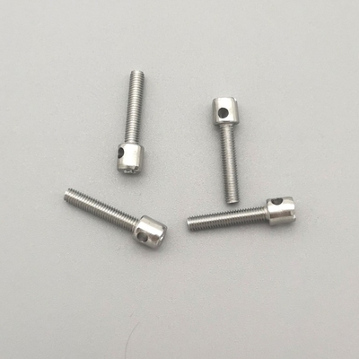 Viti con sigillo di piombo M4 Vite per contatore elettrico Bulloni da tavolo con sigillo per chiodi con foro Bullone in acciaio inossidabile 8mm-50mm Lunghezza - (M4x45mm