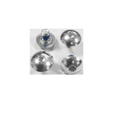 Anti dimensione materiale di alluminio d'allentamento passivata della vite 6061 M6x10mm