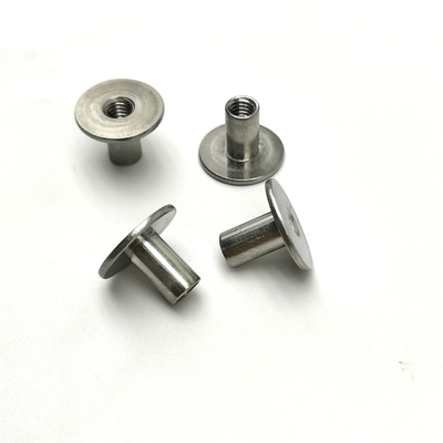 Collare Rivetto in acciaio inossidabile cavo T Cap ANSI Standard 1.583g Peso 13x10mm Rivetti tubulari cavi