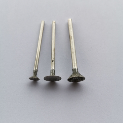 6mm Diamond Rotary Burr Drill Bit con lo stinco di 3mm per lo strumento rotatorio Diamond Nail Head Deburring Tool