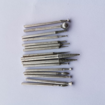 6mm Diamond Rotary Burr Drill Bit con lo stinco di 3mm per lo strumento rotatorio Diamond Nail Head Deburring Tool