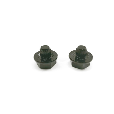 La disposizione d'anodizzazione modificata nera di nuoto elettrica di alluminio della ruota del modello del CD del fiume della decorazione della ruota di automobile fissa HEX12.5*13.2