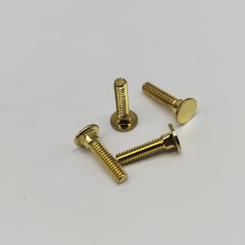 Vetture di testa per collo quadrato in rame #8-32 Vetture a denti fini per apparecchiature elettroniche