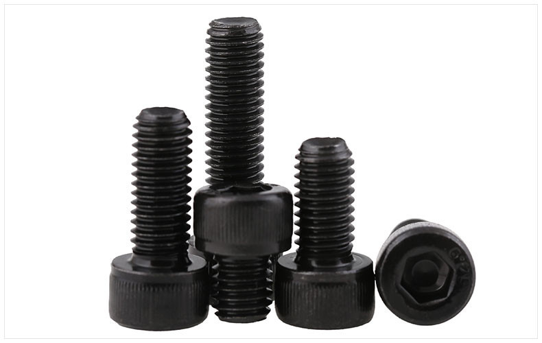 Hexagon Socket Head Screw Bolt 12.9 Grade Alloy Steel Black Dacromet Superficie Hexagon Socket Drive Full Thread For Off Road Wheel Hub Anello anti-separazione