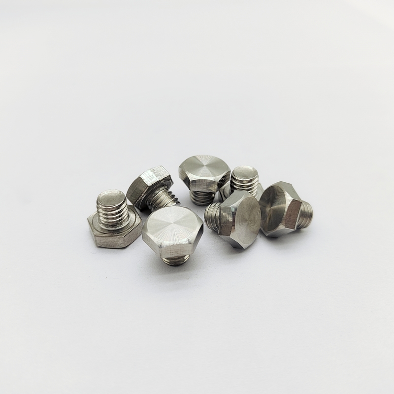 Bulloni ruota M8 cromati, lunghezza 12,3 mm, testa esagonale da 13 mm, acciaio inossidabile