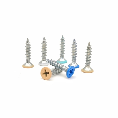 Flat Head Countersunk Cross Tapping Screw Color Dipinti
