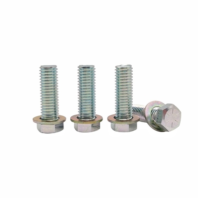 Protezione ambientale all'ingrosso Zinc nero Bolt esterno esagonale colore zinco a filo intero viti a testa esagonale