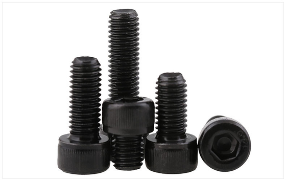 Hexagon Socket Head Screw Bolt 12.9 Grade Alloy Steel Black Dacromet Superficie Hexagon Socket Drive Full Thread For Off Road Wheel Hub Anello anti-separazione