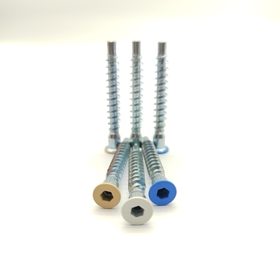304 SS Furniture Screws Hex Drive Countersunk Self-Tapping Outdoor & Humidity Resistant