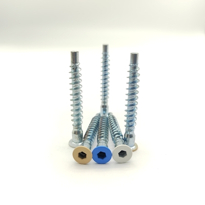 Fabbricazione di attrezzature connessioni per viti con presa esessuale Controffusione auto-incoraggiamento di zinco rivestito DIY & OEM diversi colori